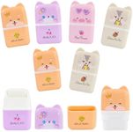 8 Pcs Cute Erasers for Kids, Cute Cartoon Rubber, Fun Party Favor & School Supplies, Kawaii Drawing Eraser for School Office Supply Stationery