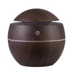 SINGH BROTHERS Wooden Humidifier for Room Moisture - Aroma Diffuser for Home, Bedroom, Nursery, Car - Cooling Mist for Cold and Cough - Fragrance Air Freshener