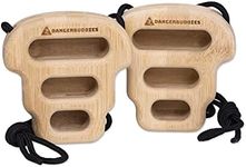 Eco-Strong Bamboo Hangboards – Portable Wood Rock Climbing Rock Ring Fingerboards