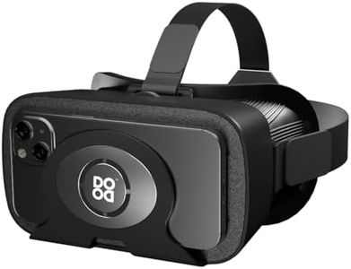 Dood Make in India VR Headset | HD Lenses, Touch Button | Supports Android/iPhone | 15-Year Warranty | Limited Time Offer(Black)