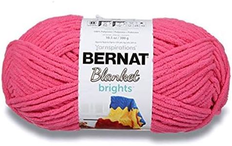 Bernat Blanket Brights BB Ball of Yarn, Pixie Pink