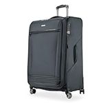 Ricardo Beverly Hills Avalon Softside Medium Check-In Luggage Made with Sustainable 100% Recycled PET (rPET), Lightweight, Eco-Friendly Travel, Expandable, Dual Spinner Wheels, 28-inch, Storm Blue,