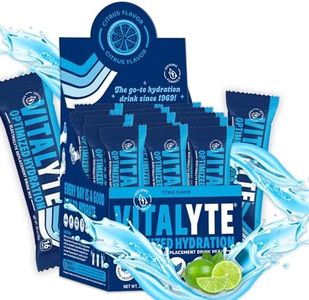 Vitalyte Electrolyte Powder Packets - Isotonic Clean Electrolyte Hydration Drink Mix - Single Serve Rehydration Packets with No Artificial Colors, Flavors or Sweeteners (Cool Citrus, Pack of 25)