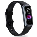 KWEROE Fitness Tracker, Blood Pressure Watch with 24/7 Heart Rate Blood Oxygen Sleep Monitor Step and Calories, Activity Tracker 1.10" AMOLED Touch Color Screen, Step Counter for Women Men
