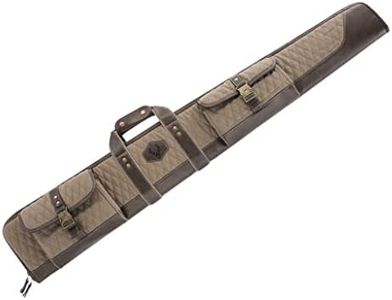 Evolution Outdoor 44021-EV President Series Quilted Rifle Case – 52 in., Tan, Lightweight Hunting Gun Holder with Suede Lining, Carry Handle