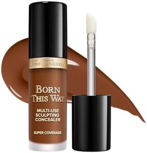 Too Faced Born This Way Super Coverage Multi-Use Concealer | Full-Coverage Hydrating Concealer for Dark Circles & Blemishes with Natural Finish | Hyaluronic Acid & Coconut Water, Chai, 0.45 Fl Oz