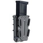 IDOGEAR 9mm Mag Pouches Pistol Magazine Pouch Soft Shell Magazine Pouch Tactical Mag Carrier for Belt (Short-Foliage Green)