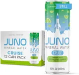 JUNO Cruise Limeade Still Mineral Water sweetened with Organic Monk Fruit and Organic Lime Juice, and added Celtic Salt, Potassium, and Calcium, Premium Hydraton Drink, 12 Pack