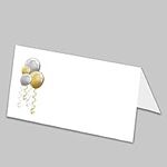 Place Cards Balloon - 40 Name Pack - Wedding Reception, Anniversary, Engagement, Birthday, Dining Table Decorations - Blank Guest Settings - Elegant Party Décor - Placement Tags