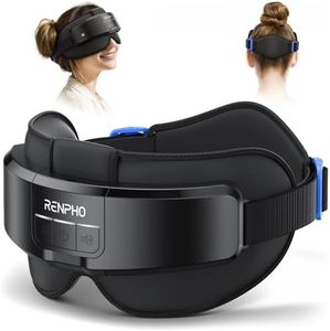 RENPHO Eyeris Masc Head & Eye Massager, FSA Eligible HSA, Christmas Gifts for Women Men, Headache Massager for Forehead, Occiput and Temple, Heated Face Mask with Heat, Massager Scalp Stress Relax