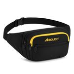 Boldfit Multipurpose Waist & Chest Bag, 4 Zippered Compartments, Hidden Pocket, Adjustable Strap & Quick-Release Buckle-Lightweight, Durable Fanny Pack for Travel, Workout & Daily Use