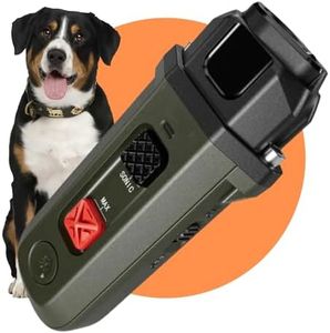 Barktec Ultrasonic Anti Bark Device for Dogs: Ultrasonic Dog Barking Deterrent Device Handheld Remote Bark Control 3 Modes Up to 5m Effective Range Rechargeable Safe for Indoor Outdoor