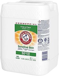 Arm & Hammer 33200-97550 Liquid Laundry Detergent Free & Clear, 640 oz., 5 Gallon Jug