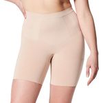 Spanx Oncore Mid-Thigh Short - Powerful Sculpting Body Shaper - Level 3 Compression - Comfortable Shapewear for Women - Soft Nude - Large