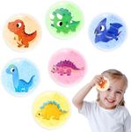 Kids Ice Packs for Boo Boos, 6 Pcs, FSA HSA Eligible, Baby Small Gel Ice Packs for Injuries Reusable, Mini Hot Cold Compress for Body Pain Relief, Toothache, Fever, Gift for Girl Boy Adult (Dinosaur)