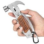 VEITORLD All in One Tools Hammer Multitool, Gifts for Dad from Daughter Son Kids Wife Christmas, Unique Birthday Gift Ideas for Men Him, Presents Stocking Stuffers for Men(Dad Build My Life)