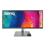 BenQ PD3420Q 34” 2K Ultrawide Monitor for Macs/Designers | 21:9 | 3440x1440 WQHD | IPS | AQCOLOR | P3, sRGB | Factory-Calibrated | USB-C | KVM | Hotkey Puck G2 | ICCsync | DualView | Delta E ≤ 3