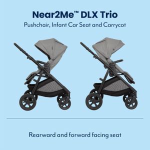 Graco Near2Me DLX Trio Travel System – Ash Grey