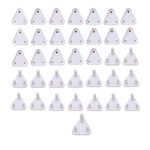 AWEJOY Baby Safety Electric Socket Plug Cover Guards Switchboard Dummy Socket Plug Cover Guards for Kids Protection (Pack of 36 (5Ax30, 15Ax6), White)