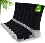 Stoeury Mens Bamboo Socks, Wicking 