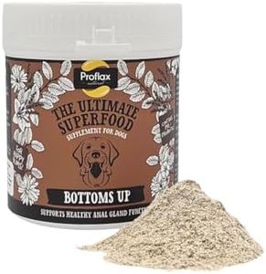 Proflax Bottoms Up Anal Gland & Digestive Care for Dogs – High Fibre Blend with Pre & Probiotics - 300g