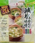 Hikari Miso Mild Sodium Miso Soup Variety 20 Servings 331g Made in Japan