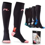 Powerlix Compression Socks for Women & Men for Circulation,Swelling & Pain Relief,Stockings Support for Pregnancy,Running