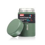 Décor Vacuum Insulated Food Flask | 2-in-1 Hot & Cold Stainless Steel Food Container | 520ml - Sage Green