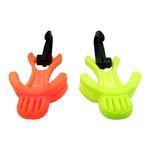 2 Mouthpiece Octopus Holder Diving Regulator Scuba Diving Octopus Holder Scuba Dive Mouthpiece Holder, Scuba Diving Webbing Regulator Octopus Mouthpiece Holder Attached with Swivel Clip
