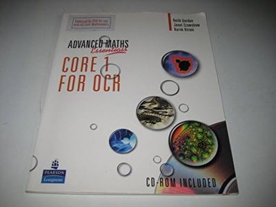 A Level Maths Essentials Core 1 for OCR Book, A Book and CD-ROM
