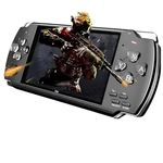 Elevea { Limited 15 Year Warranty } Pro 1500 in 1, 4.3 inch 8GB Handheld Game Console Built in 1500 Games for Multiple simulators Retro Video Game Console mp3/mp4/TV Out Portable Game Player Device