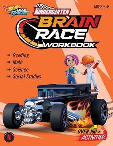 Hot Wheels Brain Race Kindergarten Workbook