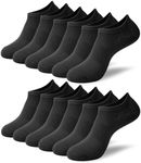 Niofind Bamboo Trainer Socks for Wo