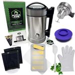 Alpha420 All in 1 - Infusion & Decarb Machine for Butters, Oils, Tinctures and more, EdiWhip & EdiPack Kit, Stainless, 8 x 15