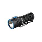 OLIGHT BatonTurbo EDC Rechargeable Handheld Flashlight, 1000 Lumens Compact LED and 510 Meters Long Throw Powerful Pocket Light, with Two-way Clip and Landyard for Comping, Hiking and Home Use (Black)