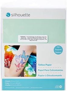 Silhouette America, Inc Temporary Tattoo Paper, 8.5x11 Inches, Basic