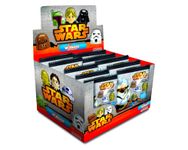 Star Wars Wikkeez Collectible Blind Bags Counter Display Unit of 24 Bags - 2 Characters Per Bag, 48 Total Figures!