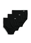 Jockey Women's Underwear Elance Brief - 3 Pack, Black, 6