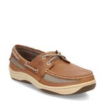 Men's Sperry, Tarpon 2-Eye Boat Shoe Dark TAN 15 M