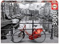 Educa Amsterdam with Red Bike Puzzle, 3000-Piece