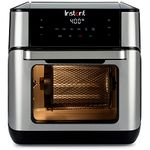 Instant Pot Vortex Plus 10QT Air Fryer Toaster Oven, 7-in-1, EvenCrisp Technology, Crisps, Broils, Bakes, Roasts, Dehydrates, Reheats & Rotisseries, Includes over 100 In-App Recipes, Stainless Steel