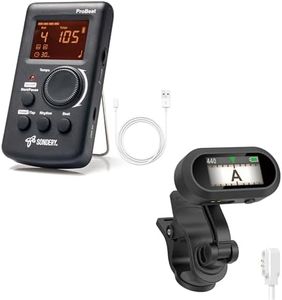 Precision Practice Bundle: Rechargeable Clip-On Tuner and Probeat Digital Metronome