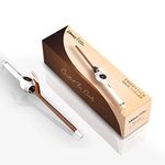 Litmus Professional Chopstick Hair Curler HC09 (White & Bronze) | 9mm Ceramic Barrel with 7 Heat Settings | Suitable for all Hair Types