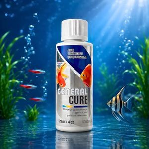 Aquatic Remedies 120 ML General Cure Fish Care with Anti White Spot Formula for Freshwater Fish | Safe for All Aquatic Animals