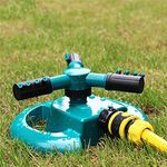 LEOPAX Garden Sprinkler, Automatic 360 Degree Lawn Water Sprinklers Lawn Irrigation System Multipurpose Water Yard Sprinkler for Plant Irrigation (22 x 22 x 10cm)