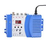 AVRF AVTV Converter VHF UHF RF Modulator | Adjustable Output | Easy Installation | Channel Digital Display | Blue (US Plug)