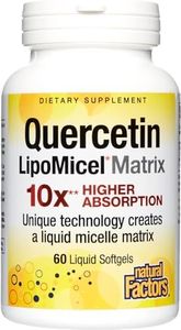 Natural Factors Quercetin Lipomicel Matrix 60 Capsules