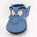 Silver Buffalo Disney Aladdin Genie Ceramic 3D Sculpted Mug, 22 Ounces