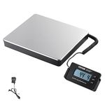 VEVOR Digital Shipping Scale 440 lbs x 1.7 oz., Heavy Duty Postal Scale with Timer, Tare Function, HD LCD Screen Portable Package Scale for Luggage, Home, Post Office, AC/DC Powered, FCC Listed