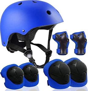 Adjustable Helmet for Ages 5-16 Kids Toddler Boys Girls Youth,Protective Gear with Elbow Knee Wrist Pads for Multi-Sports Skateboarding Bike Riding Scooter Inline skatings Longboard Roller Skate